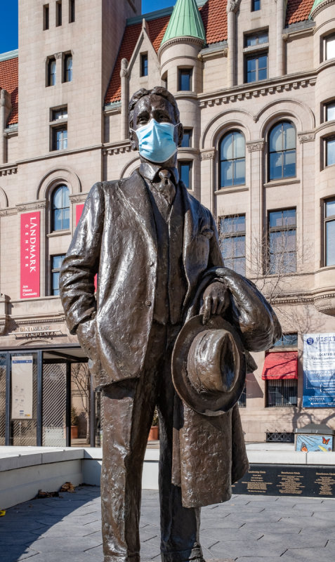 F. Scott Fitzgerald Statue in St. Paul, MN