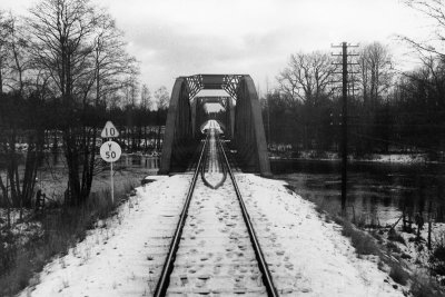 The old rail bridges at Gysinge