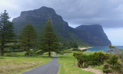 Mt Lidgbird and Mt Gower from Little Island track