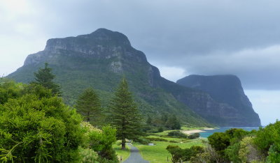 Mt Lidgbird and Mt Gower from Little Island track