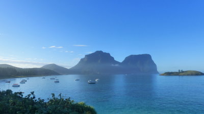 Mt Lidbird, Mt Gower, and the Lagoon, Lord Howe Island, NSW