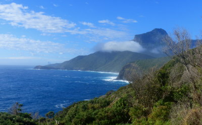 East Coast of Lord Howe towards Mt Lidgbird.