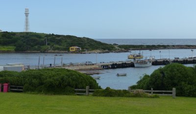 CURRIE HARBOUR AND LIGHTHOUSE, KING ISLAND, TAS