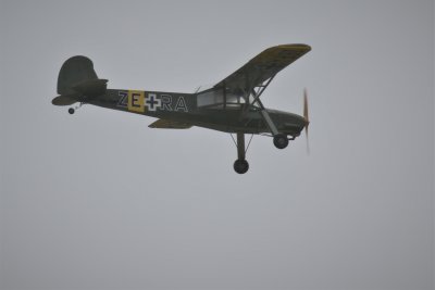 Cam Woodss flying the Fi 156 Fiesler Storch in the drizzle, 0T8A5283 (2).JPG