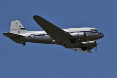 John Sutherland flying the John Clarke built NZAF DC3, 0T8A6157.JPG