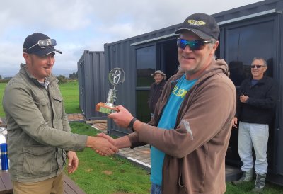 Alan takes the Baron Trophy on the warbirds theme day, 20190609_132031.jpg