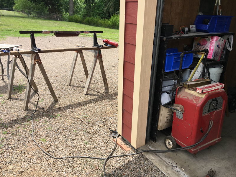 Extending seatbelt bracket - relearning welding skills