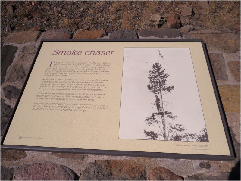 Early lookout tower - looks like FUN!