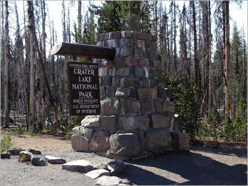 Crater Lake National Park boundary
