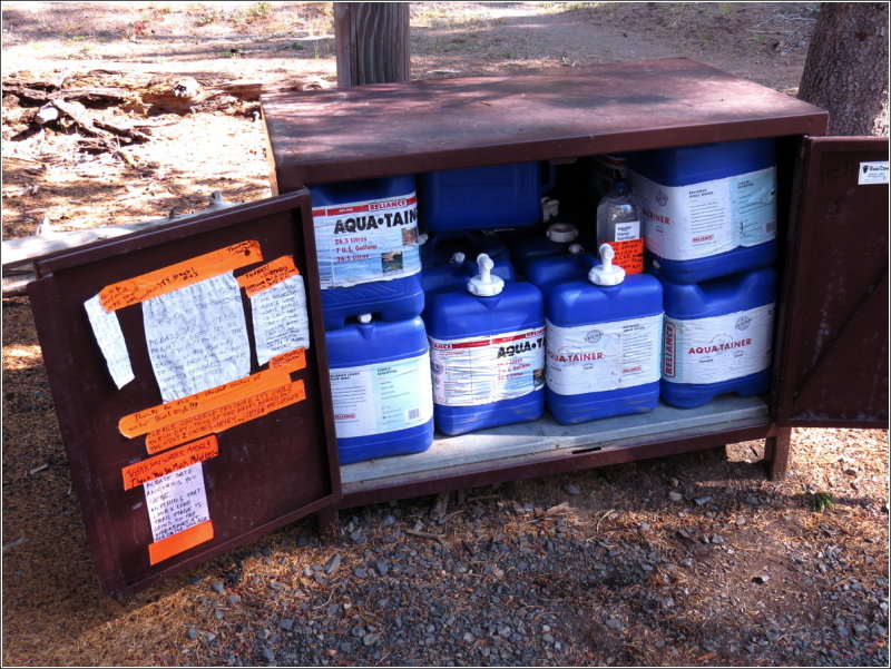 It's the PCT Water Cache!