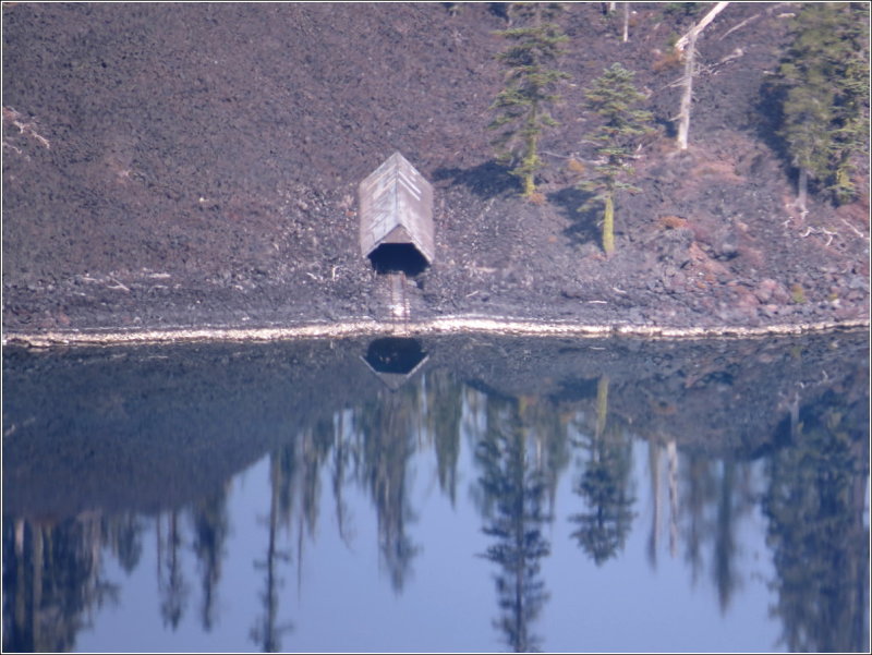 Boat house on Wizard Island