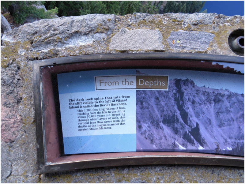 Signage in Sinott Overlook