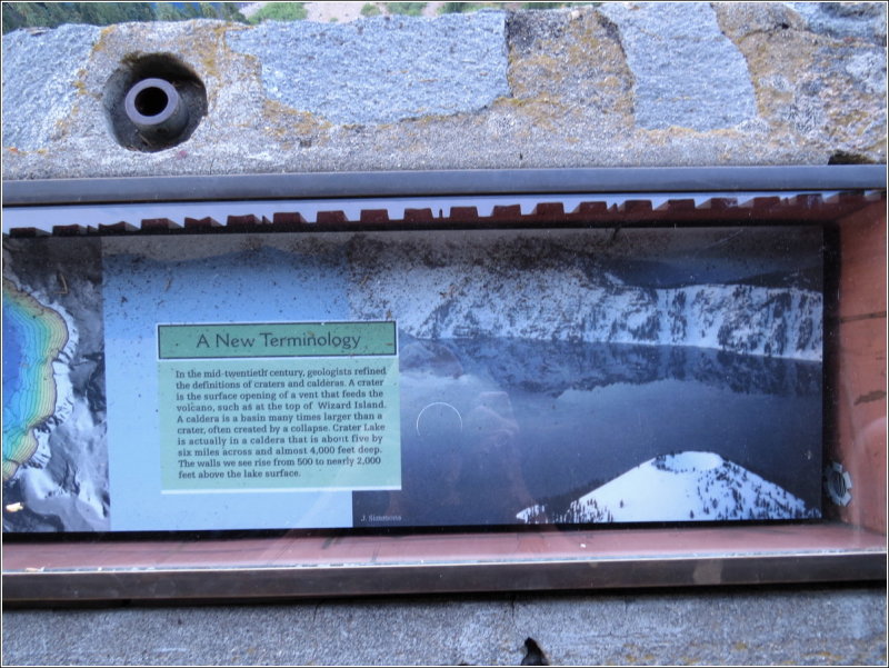 Signage in Sinott Overlook