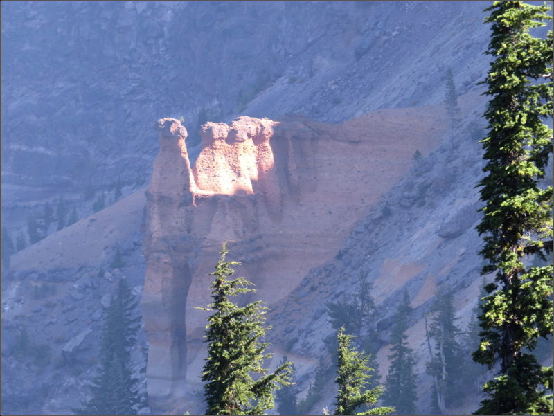 Morning view of Pumice Castle