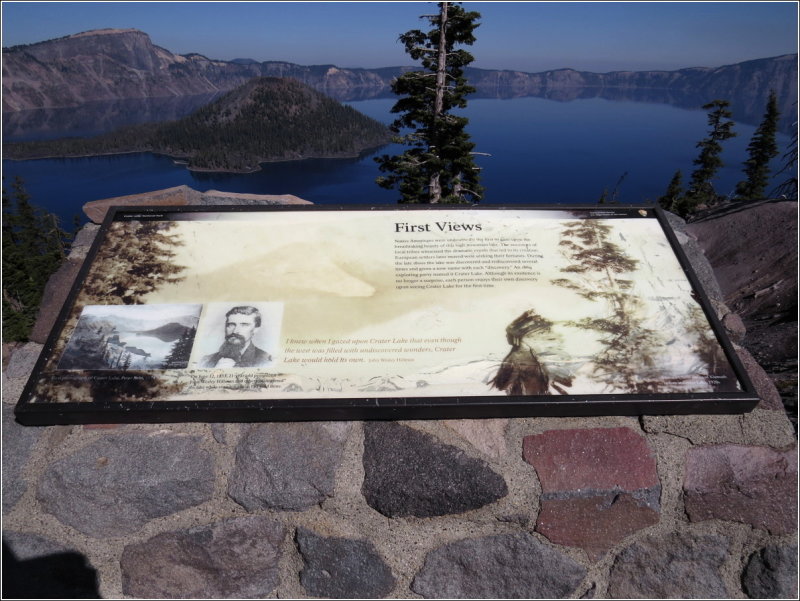 First Crater Lake photographer