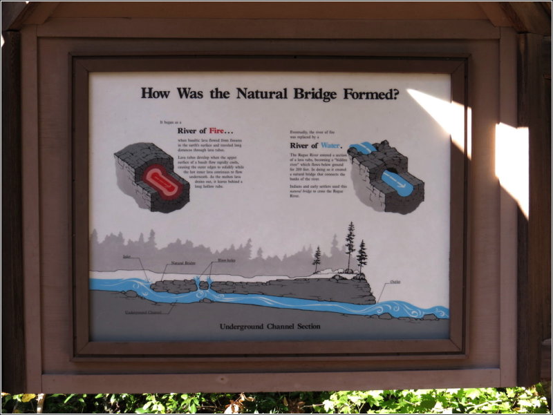 Natural Bridge - Lava tube becomes Bridge!  Read all about it!