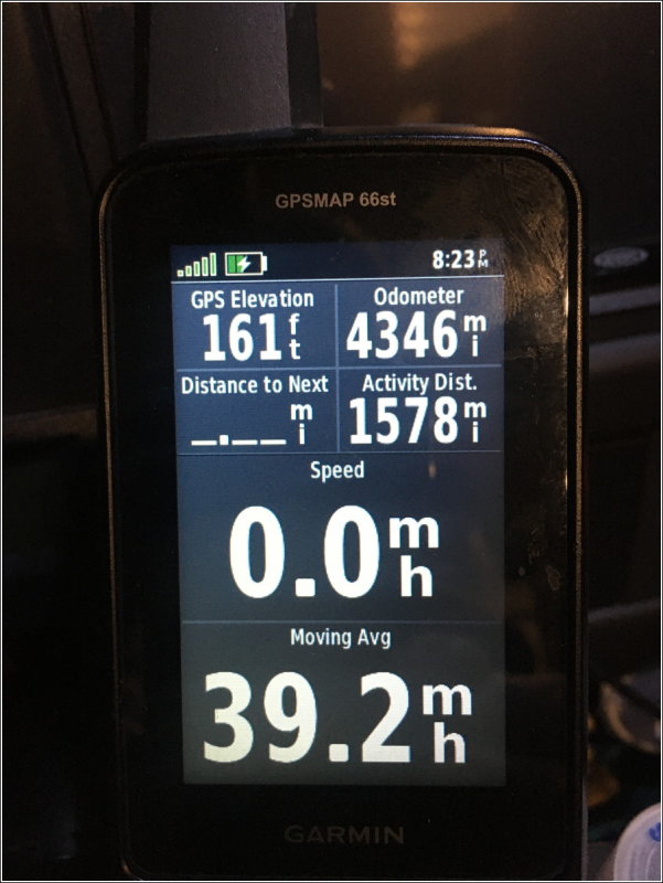 Handheld GPS Mileage