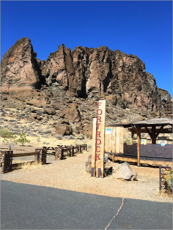 Fort Rock - we'd passed by here many times, but finally make the stop
