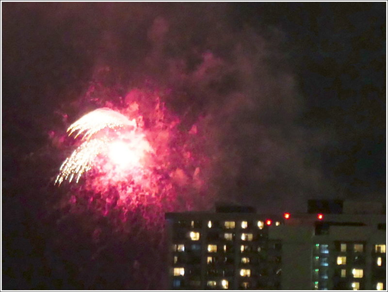 0321B-Lu - Fireworks!  Congratulations, Holley & Brian!