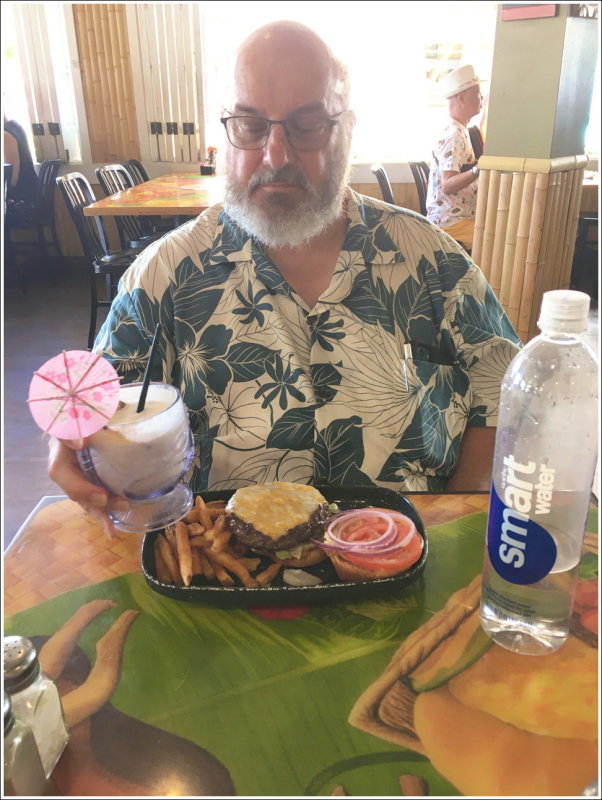 0413B-Ph - Having a Cheeseburger in Paradise!