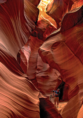 Antelope Canyons, called Slot Canyons in Northern Arizona