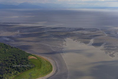 Anchorage Bay from fly