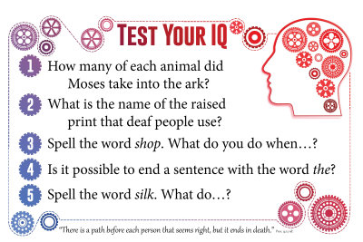 IQ Sign 36 x 24.jpg  Test Your IQ