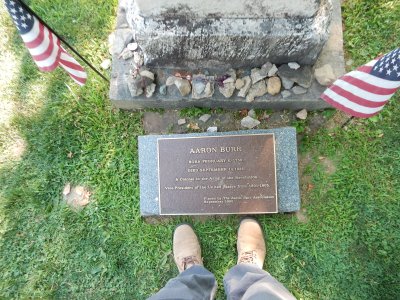 Aaron Burr grave, Princeton, New Jersey (2018)