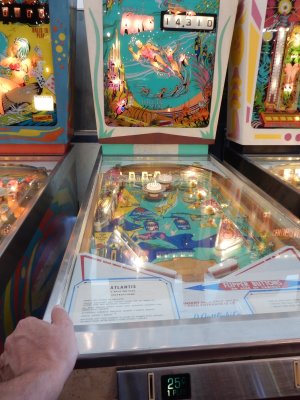 Atlantis pinball machine, a childhood favorite