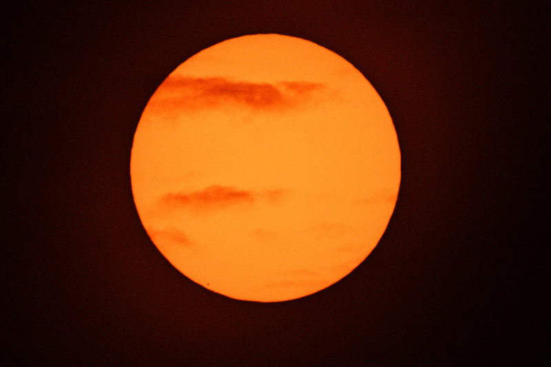 Mercury and the clouds
