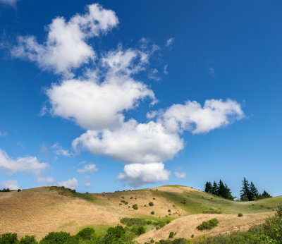 Clouds over Langley Hill