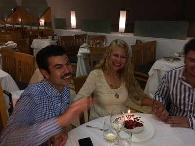 Lilianas birthday, Alfredos in Mexico City