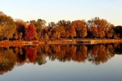 Fall on Pickerel Lake