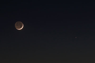 Moon and Mercury