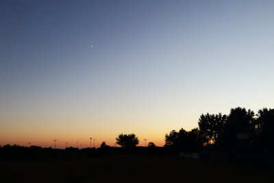 Crescent at Sunset