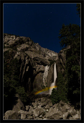 Moonbow on Lower Yosemite Fall