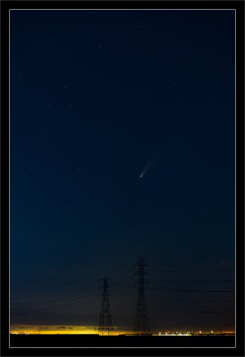 NEOWISE Comet Over Bay Area Marine Layer