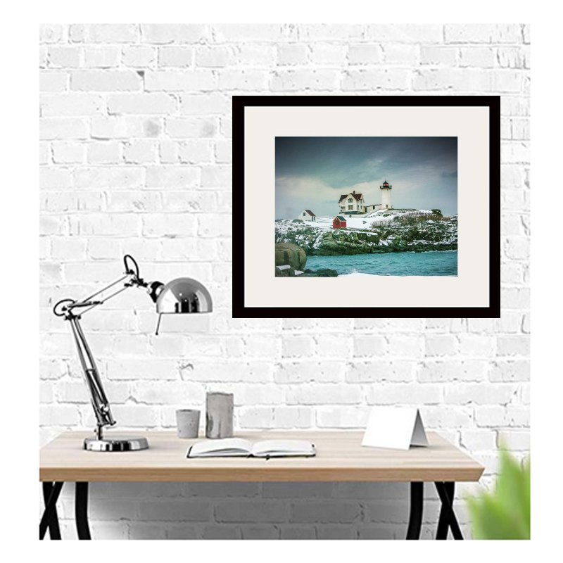 Nuble Lighthouse Matted and Framed Office