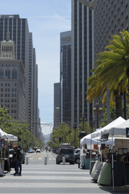 View Up Market Street