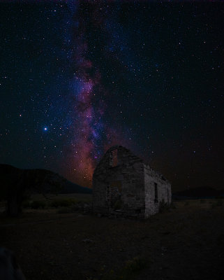 Milky Way - Old Pioneer Home - City of Rocks Id