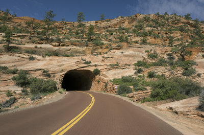 Entering Zion National Park