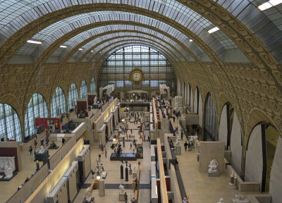 Musee D'Orsay Interior Top Floor
