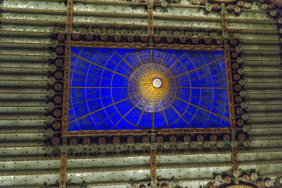 Palau de Musica Ceiling Detail.