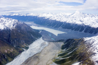 Helicopter Tour, Mt Cook Mountaintop