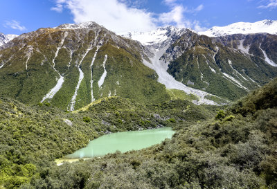 Alpine Lake Hike To Tasman Glacier