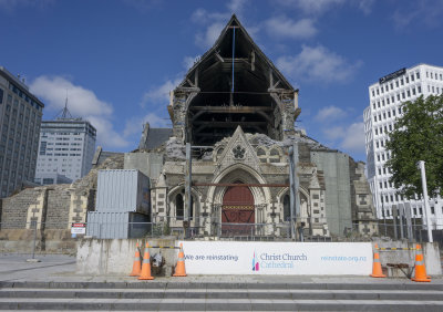 Christchurch Cathedral Post Earthquake