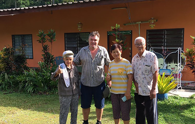 Former communist fighters now happy villagers at our homestay