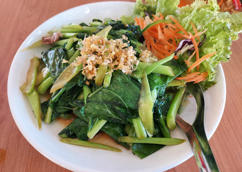 Kale in oyster sauce