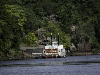 Port of Taylors Falls Riverboat  on the St Croix River