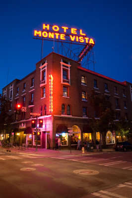 Monte Vista at night